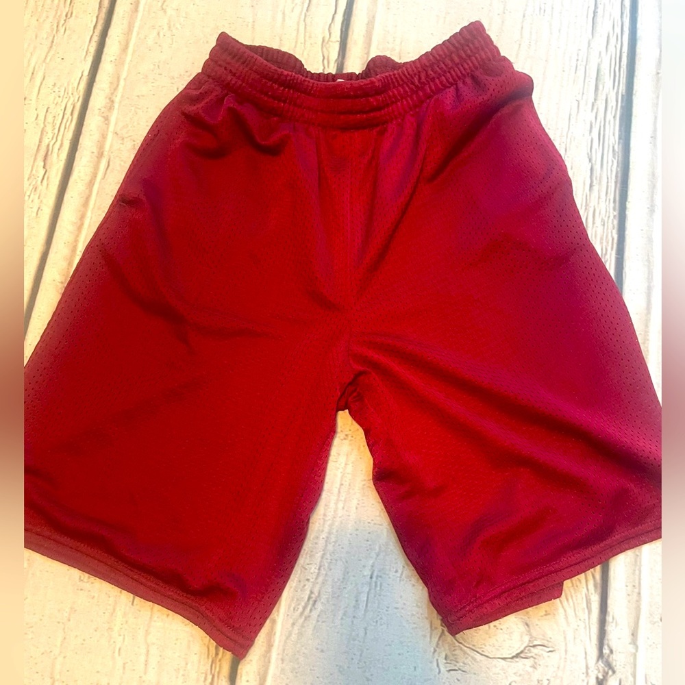 Maroon starter athletic shorts